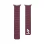 Pulseira Connect Watch 42/44/45mm em sarja fina tecida com corrente magnética Plum