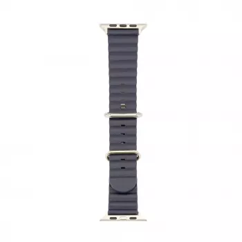 Pulseira Connect Watch 38/40/41mm Marine em pele Azul-marinho