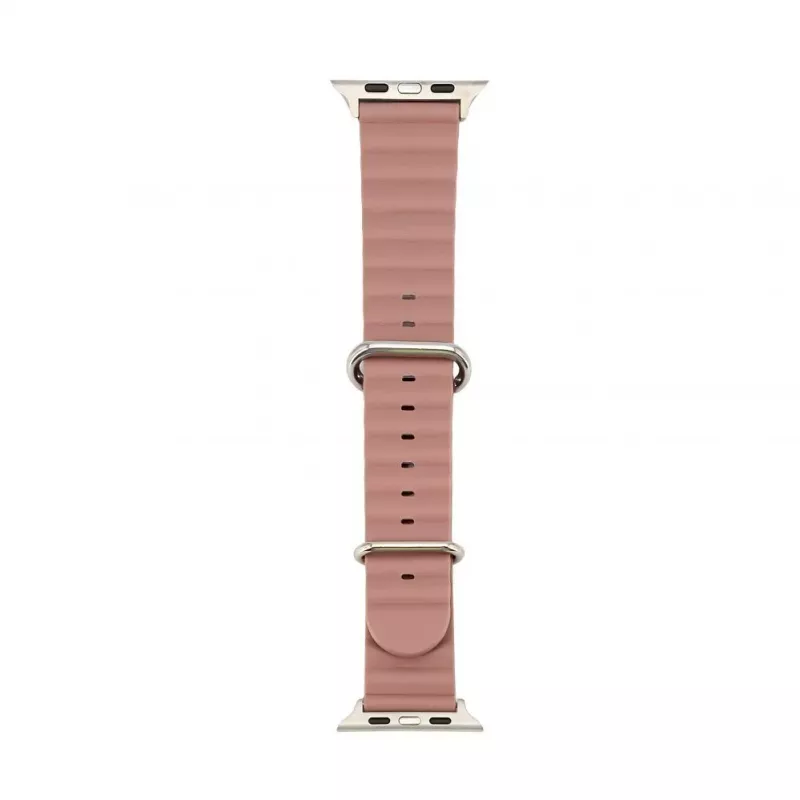 Pulseira Connect Watch 38/40/41mm Marine em pele Roxo-fumado