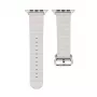 Pulseira Connect Watch 42/44/45mm Marine em pele Starlight