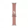 Pulseira Connect Watch 42/44/45mm Marine em pele Roxo-fumado