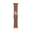 Pulseira Connect Watch 42/44/45mm Marine em pele Castanho