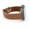 Pulseira Connect Watch 42/44/45mm Marine em pele Castanho