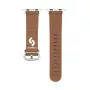 Pulseira Connect Watch 42/44/45mm Marine em pele Castanho