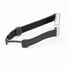 Pulseira Connect 20mm em silicone e pele com fecho magnético Preto