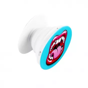 Suporte universal iLike Pop Holder Lips Rosa e azul