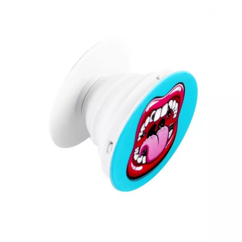 Suporte universal iLike Pop Holder Lips Rosa e azul