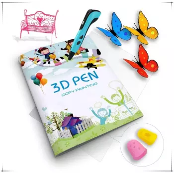 iLike S5 livro de colorir para caneta de impressão 3D criação de figuras e aprendizagem - 22 modelos