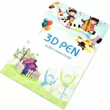 iLike S6 livro de colorir para caneta de impressão 3D criação de figuras e aprendizagem, 40 modelos