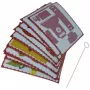 iLike S7 conjunto de acessórios 3 em 1 para caneta 3D – prancheta de desenho, formas de papel, agulha de limpeza