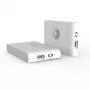 Elight T1 lâmpada de parede com bateria LED 1W de projeção dupla com sensor de movimento/crepuscular 2700K USB-C branco