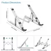 iLike STM1 suporte metálico dobrável para portátil de 10-17,3 polegadas - prateado