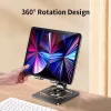 iLike STM4 suporte metálico para tablet com ângulo perfeito ajustável e rotação de 360°, preto