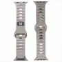 Evelatus Watch 42/44/45 Sport Silicone Loop cinzento azulado claro