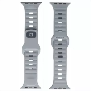 Evelatus Watch 42/44/45 Sport Silicone Loop cinzento