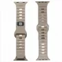 Evelatus Watch 38/40/41 Sport Silicone Loop cinzento bege