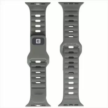 Evelatus Watch 38/40/41 Sport Silicone Loop cinzento escuro
