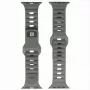 Evelatus Watch 42/44/45 Sport Silicone Loop cinzento escuro