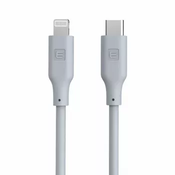 Evelatus cabo de silicone USB-C para Lightning 1,2m (MFI10CL) 60W / 20V 3A branco