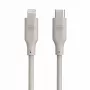 Evelatus cabo de silicone USB-C para Lightning 1,2m (MFI10CL) 60W / 20V 3A cinzento quente