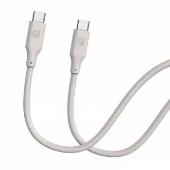 Evelatus cabo de silicone USB-C para USB-C 1,2m 60W / 20V 3A cinzento quente