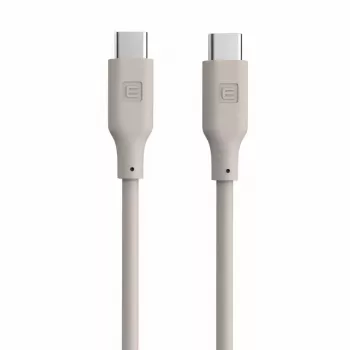 Evelatus cabo de silicone USB-C para USB-C 1,2m 60W / 20V 3A cinzento quente