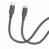 Evelatus cabo de silicone USB-C para USB-C 1,2m 60W 20V/3A azul