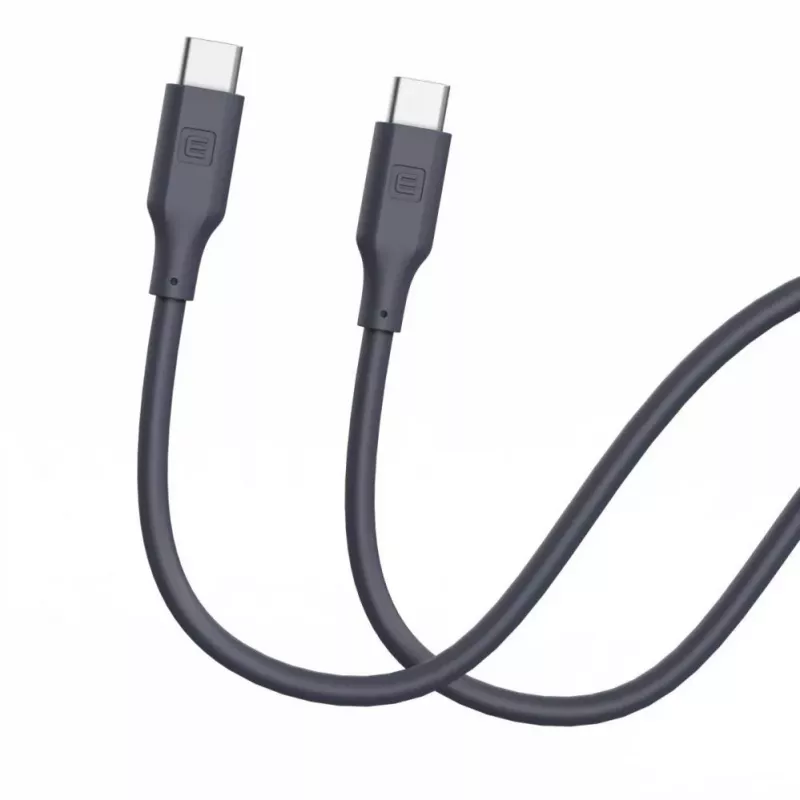 Evelatus cabo de silicone USB-C para USB-C 1,2m 60W 20V/3A azul