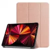 iLike MatePad 10.4 Capa com suporte Tri-Fold em pele ecológica rosa-ouro