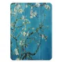 iLike Galaxy Tab S8 Plus 12.4 Capa Tri-Fold com Suporte em Pele Ecológica Sakura