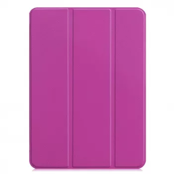 iLike Capa com Suporte Tri-Fold em Pele Ecológica para Galaxy Tab S9 Ultra 14.6 Roxo