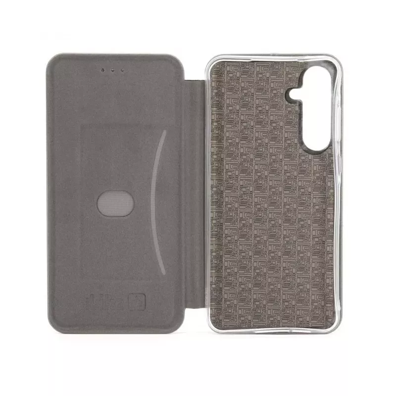 Capa tipo livro iLike para Samsung Galaxy A35 prateado