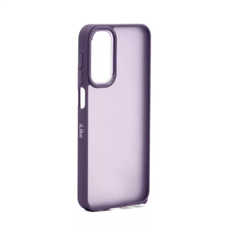 Capa híbrida PC iLike para Samsung Galaxy A15 roxo