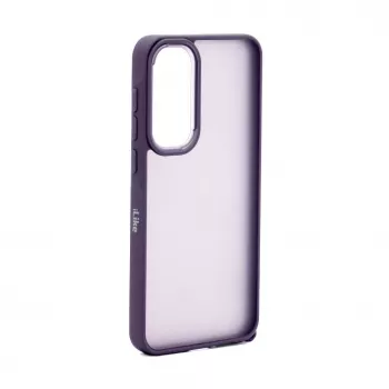 Capa híbrida PC iLike para Samsung Galaxy A35 roxo