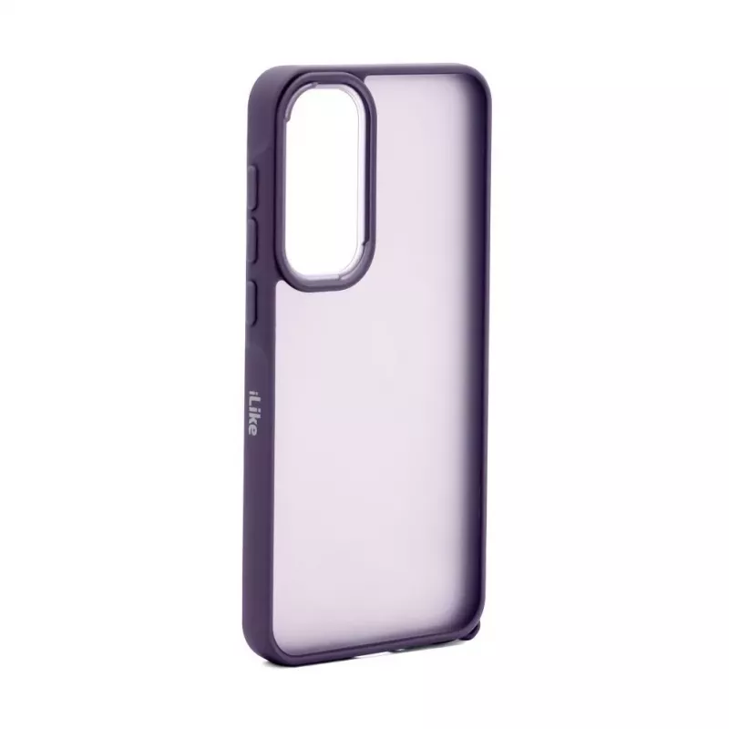 Capa híbrida PC iLike para Samsung Galaxy A35 roxo