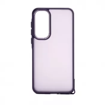 Capa híbrida PC iLike para Samsung Galaxy A35 roxo