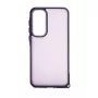Capa híbrida PC iLike para Samsung Galaxy A35 roxo