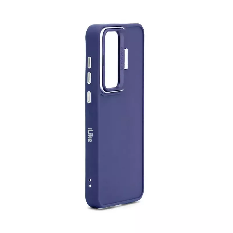 Capa híbrida iLike para Samsung Galaxy A15 com suporte para câmara azul