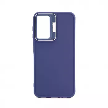Capa híbrida iLike para Samsung Galaxy A35 com suporte para câmara azul