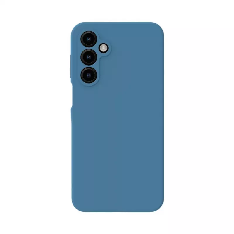 Capa de silicone Evelatus Premium Soft Touch para Samsung Galaxy A14 4G / 5G cinzento-azul