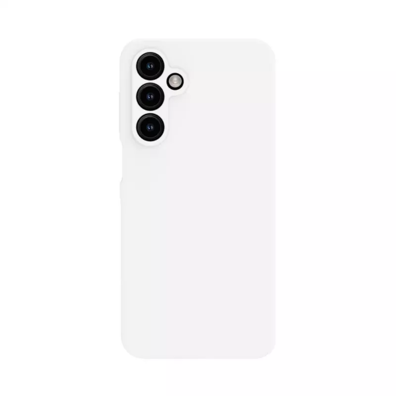 Capa de silicone Evelatus Premium Soft Touch para Samsung Galaxy A14 4G / 5G branco antigo