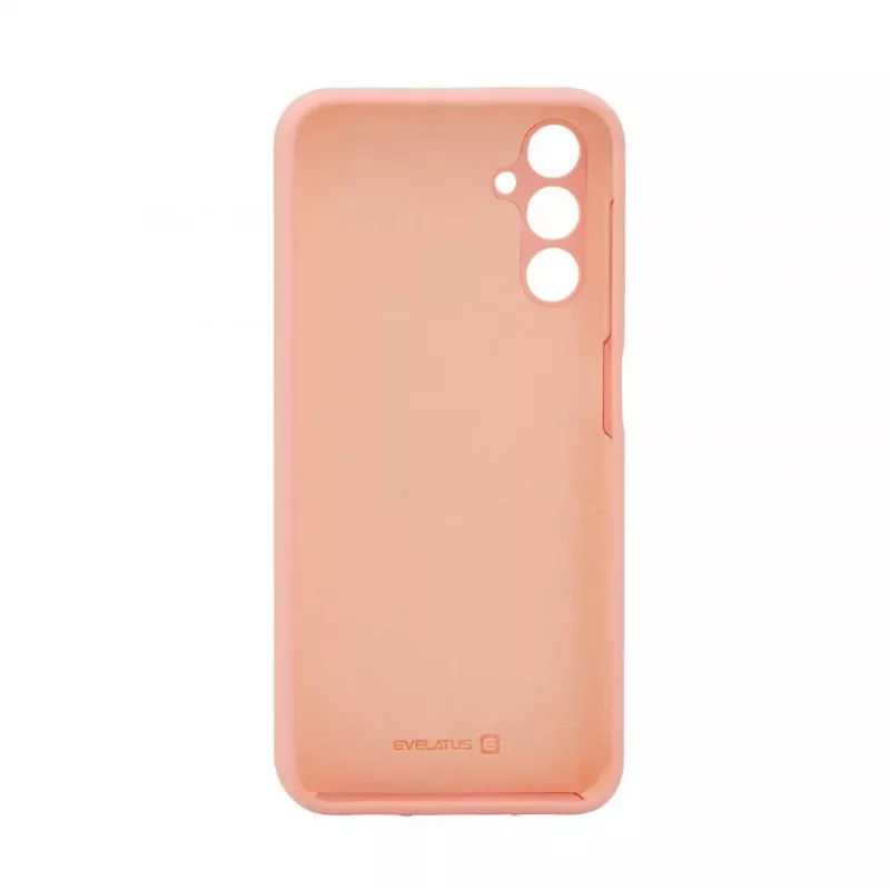 Capa de silicone Evelatus Premium Soft Touch para Samsung Galaxy A14 4G / 5G rosa