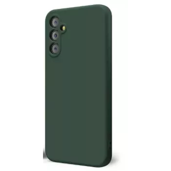 Capa de silicone Evelatus Premium Soft Touch para Samsung Galaxy A15 verde pinheiro