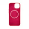 Capa de silicone Evelatus Premium MagSafe Soft Touch para Apple iPhone 15 Camelia