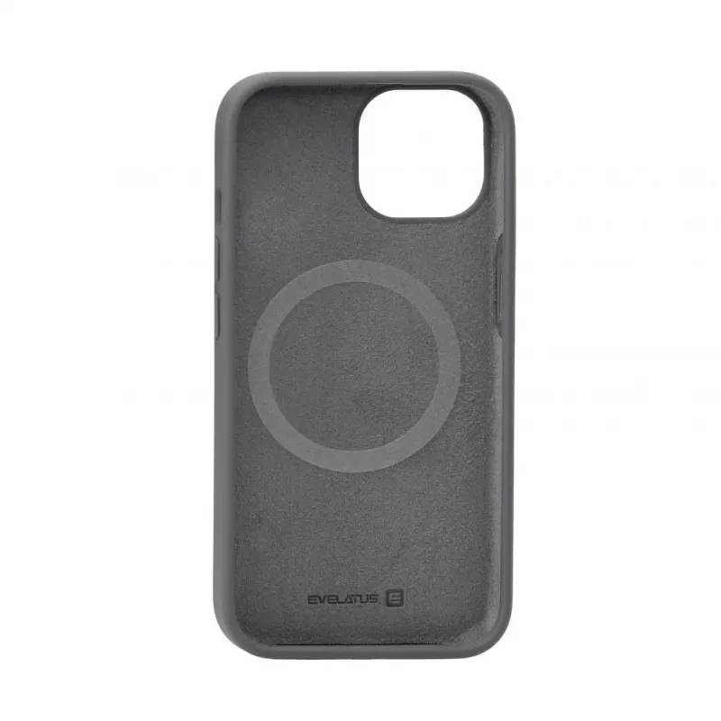Capa de silicone Evelatus Premium Magsafe Soft Touch para Apple iPhone 15 Cocoa