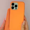 Evelatus Apple iPhone 15 Pro Max Capa de silicone Soft Touch Premium MagSafe New Function laranja
