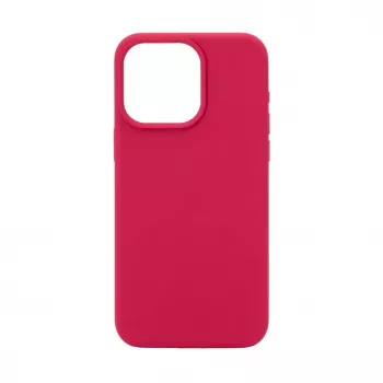 Evelatus Apple iPhone 15 Pro Max Capa de silicone Soft Touch Premium MagSafe New Function rosa-vermelho