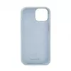 Evelatus Apple iPhone 15 Capa de silicone Soft Touch Premium MagSafe New Function azul-acinzentado