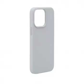 Evelatus Apple iPhone 15 Pro Capa de silicone Soft Touch Premium MagSafe New Function azul-acinzentado