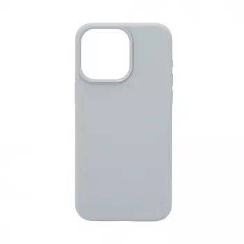 Evelatus Apple iPhone 15 Pro Capa de silicone Soft Touch Premium MagSafe New Function azul-acinzentado